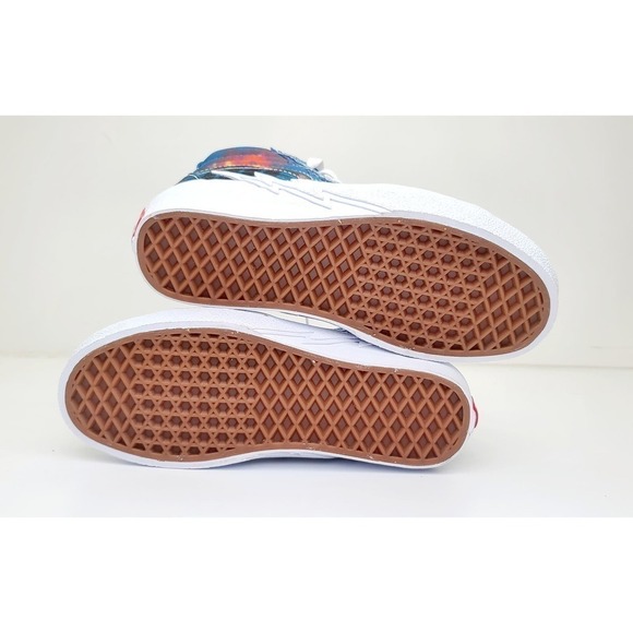 VANS SK8-HI Bolt Big Reveal Classics Skate Shoes Blue Canvas Sneakers Women's 6 - Picture 2 of 10